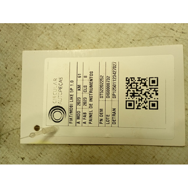 PAINEL DE INSTRUMENTOS FIAT MOBI LIKE 1.0 FIRE FLEX 2023