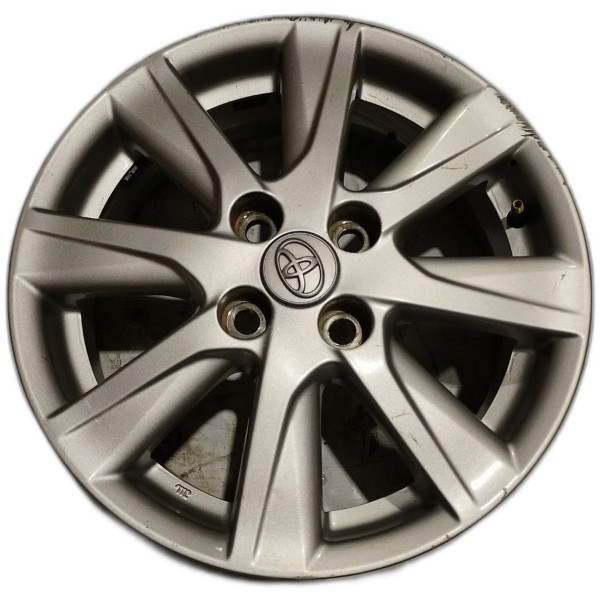 RODA LIGA LEVE ARO 15 4 FUROS CINZA NETUNO TOYOTA ETIOS