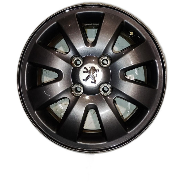 RODA LIGA LEVE ARO 15 4 FUROS CINZA NETUNO PEUGEOT 207