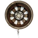 RODA LIGA LEVE ARO 15 4 FUROS CINZA NETUNO PEUGEOT 207