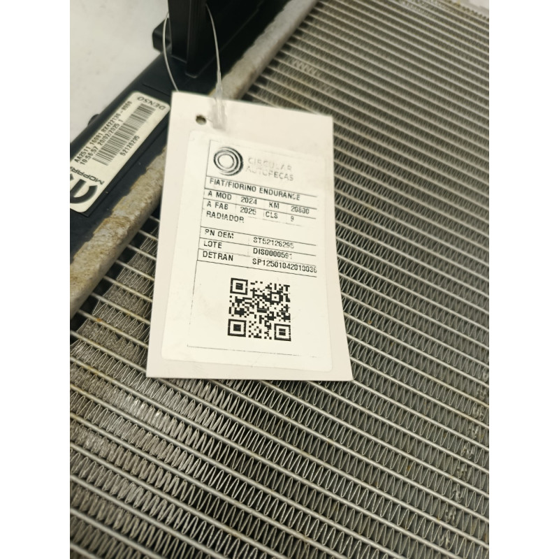 RADIADOR FIAT FIORINO ENDURANCE 1.3 FLEX 2024/2025