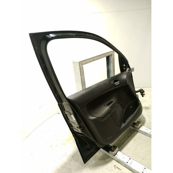 PORTA DIANTEIRA ESQUERDA PRETA PEUGEOT 207 SW 2008/09