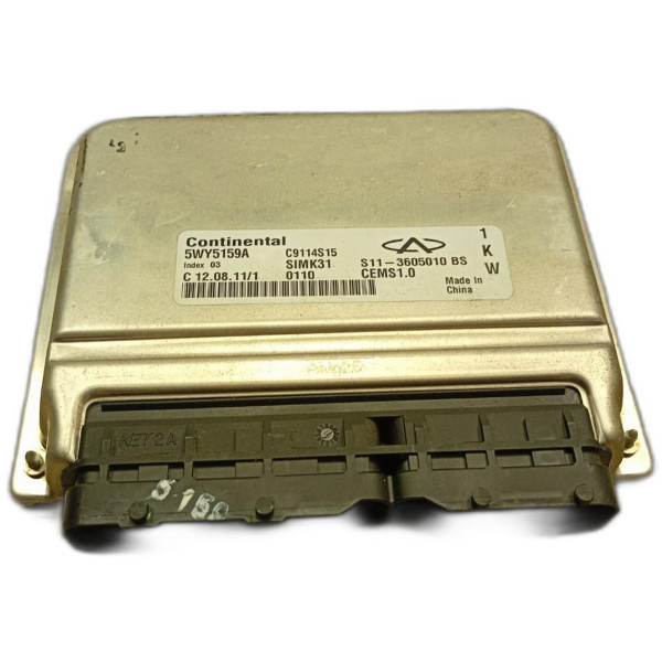 MÓDULO DE INJEÇÃO CHERY QQ 1.1/1.0 12V 5P 2011/12
