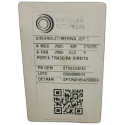 PORTA TRAS DIREITA PRATA CHEVROLET MERIVA JOY 1.8 2005/2006