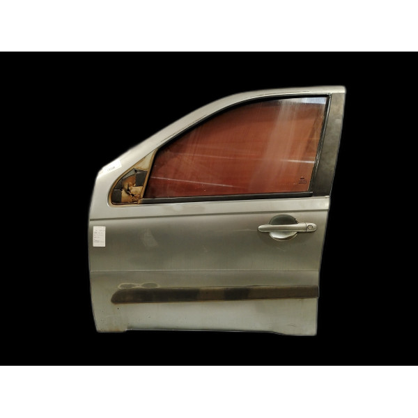 Porta Dianteira Esquerda Fiat Palio Elx 1.4 Cinza 2008/09