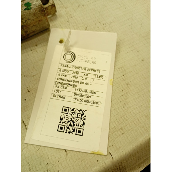 CONDENSADOR AR-COND. RENAULT  DUSTER EXPRESSION 1.6 18/19
