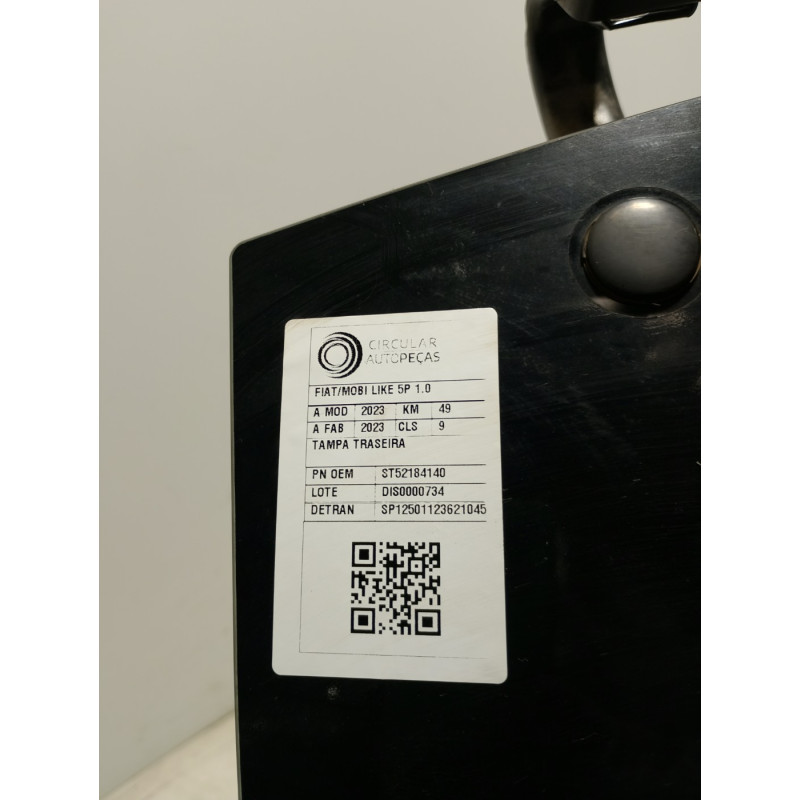 TAMPA TRASEIRA FIAT MOBI LIKE 1.0 FIRE FLEX 5P. 2023/2023