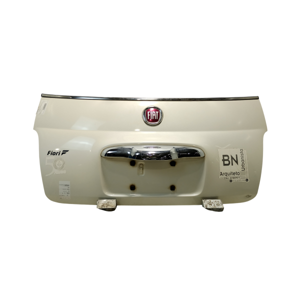 TAMPA TRASEIRA FIAT 500 CABRIO 1.4 BRANCA 2014/15