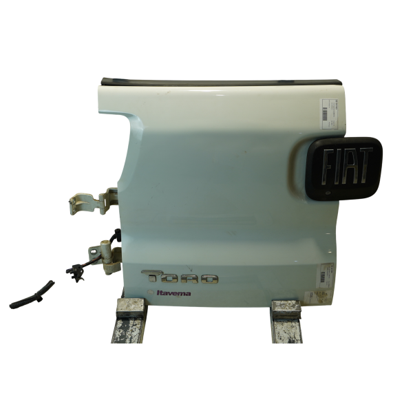 TAMPA TRASEIRA ESQUERDA FIAT TORO FREEDOM 1.8 BRANCA 2016/17