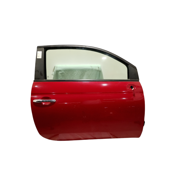 PORTA DIANTEIRA DIREITA FIAT 500 CULT 1.4 VERMELHA 2011/12