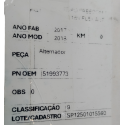 ALTERNADOR FIAT TORO FREEDOM 1.8 16V 2017/18