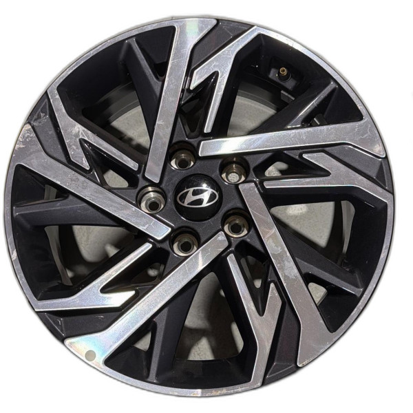 RODA LIGA LEVE ARO 17 5 FUROS DIAMANTADA HYUNDAI CRETA