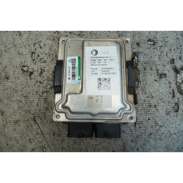 MÓDULO DE INJEÇÃO VOLKSWAGEN GOL 1.6 MSI FLEX 2020/2021