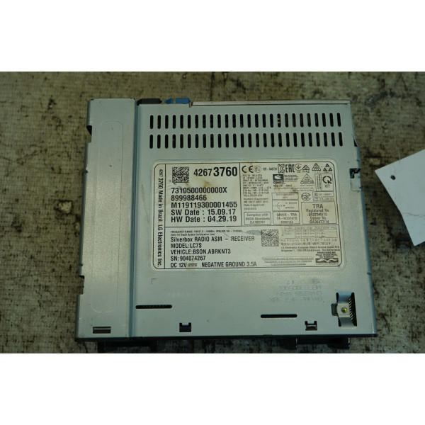 MÓDULO CENTRAL MULTIMÍDIA CHEVROLET SPIN LT 1.8 8V 2019/2020