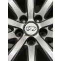 RODA LIGA LEVE ARO 17 5 FUROS CINZA NETUNO HYUNDAI AZERA