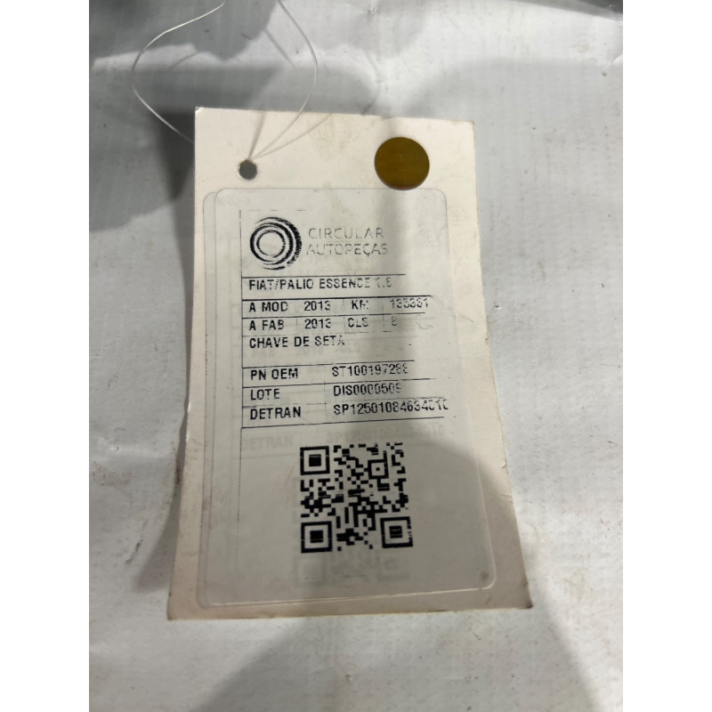ALAVANCA COMANDO CHAVE DE SETA FIAT PALIO ESSENCE 1.6 2013