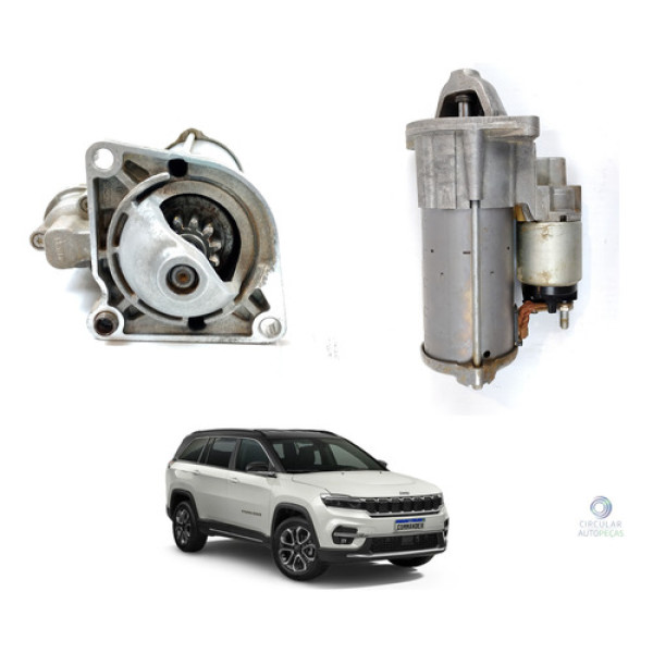 Motor De Partida Jeep Commander Limited Td380 2.0 2021/2022