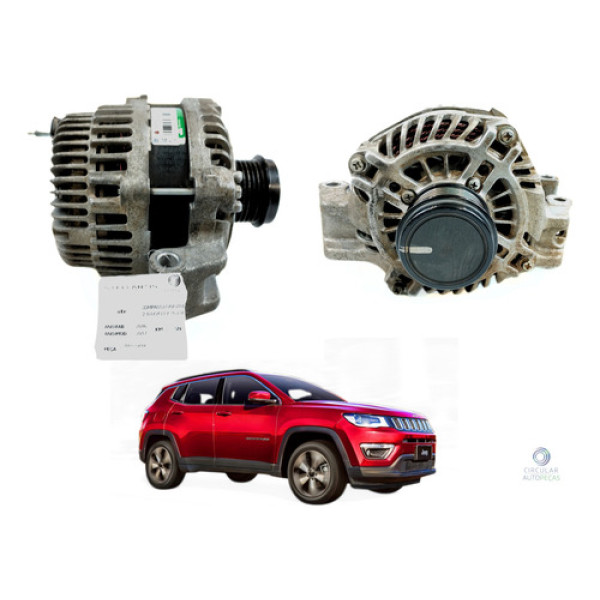 ALTERNADOR JEEP COMPASS LONGITUDE 2.0 4X2 FLEX 16V 2016/2017