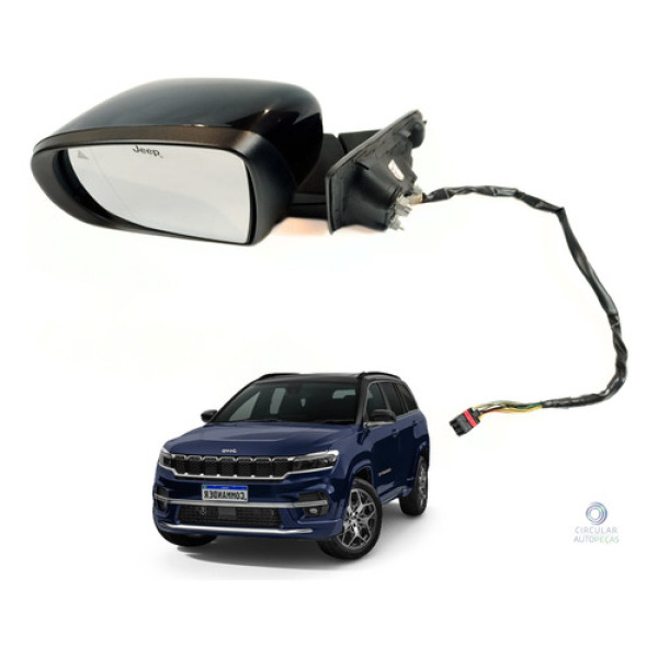 Retrovisor Esquerdo Jeep Commander Limited 2021/2022