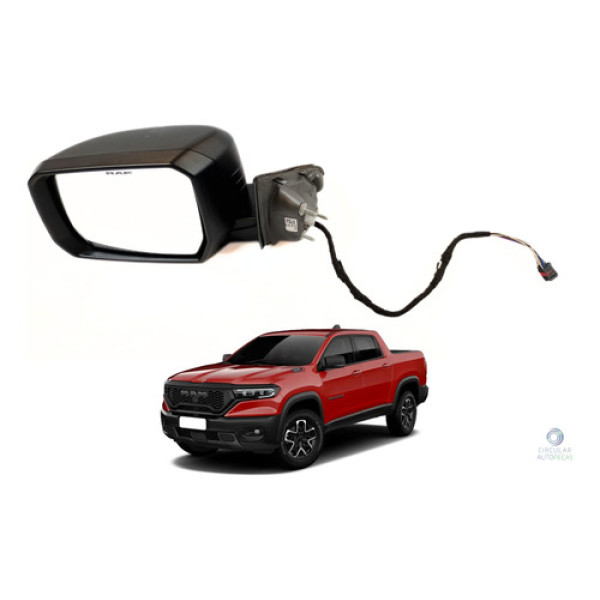 Retrovisor Esquerdo Ram Rampage R/t Hurric 2023/2024
