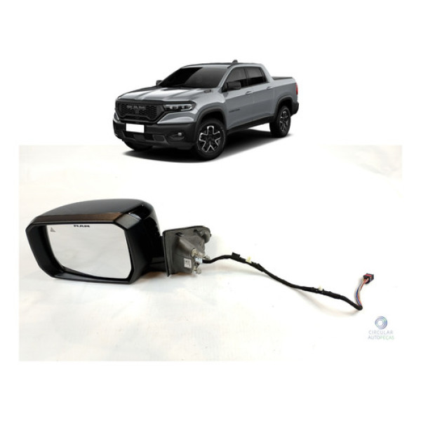 Retrovisor Esquerdo Ram Rampage R/t Hurri  2023/2024
