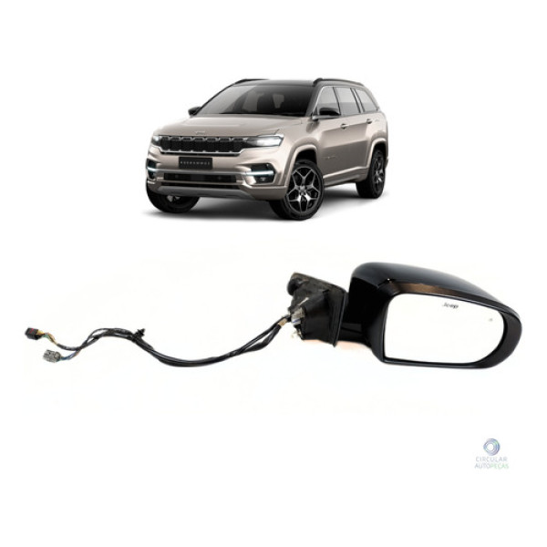 Retrovisor Direito Jeep Commander Overland Td380 2021/22