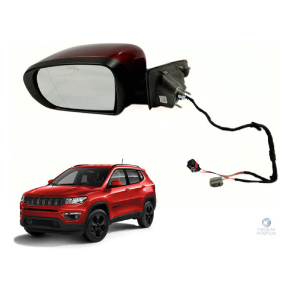 Retrovisor Esquerdo Jeep Compass Longitude 2016/2017
