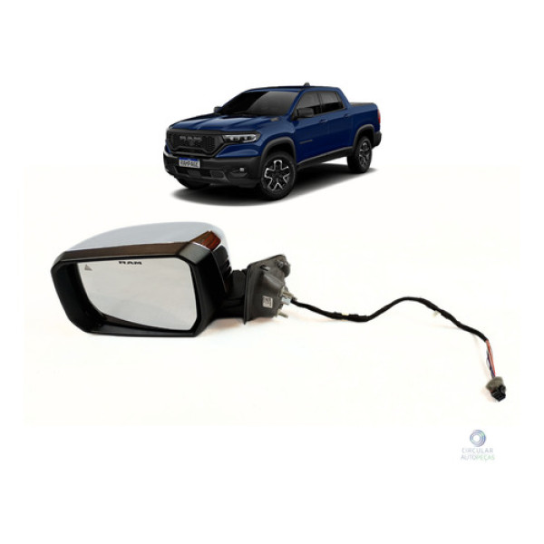 Retrovisor Esquerdo Ram Rampage Laramie 2023/2024