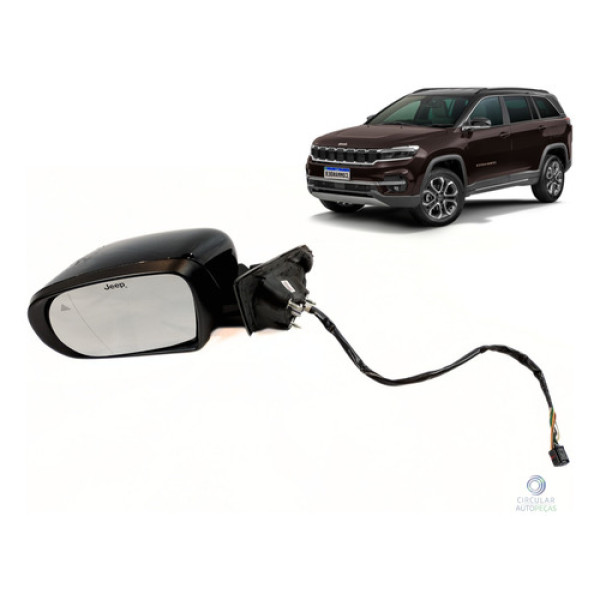 Retrovisor Esquerdo Jeep Commander Overland 2021/22