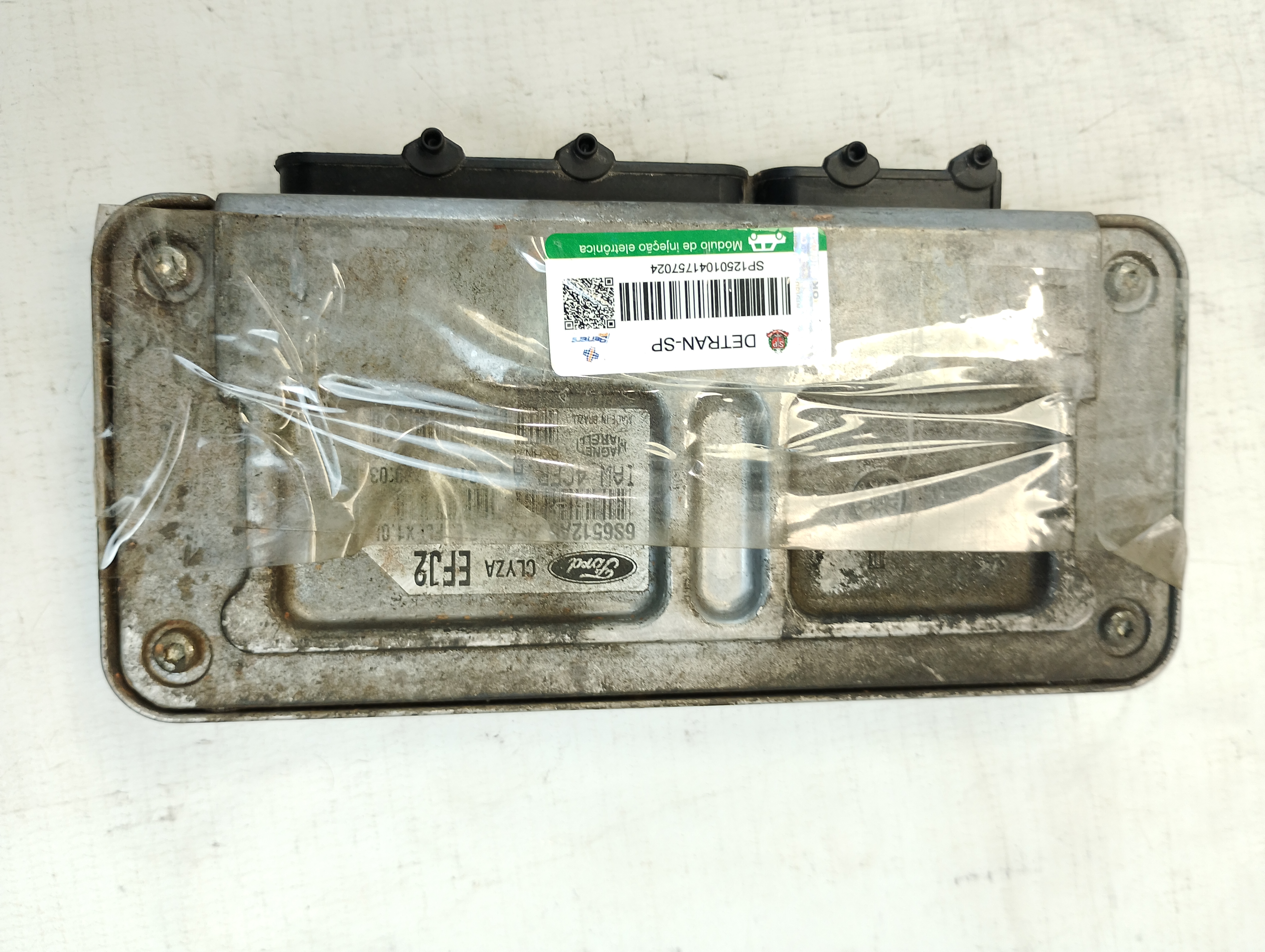 MÓDULO INJEÇÃO FORD FIESTA SEDAN 1.0 8V FLEX 2008 - 6U7512A650ED - 