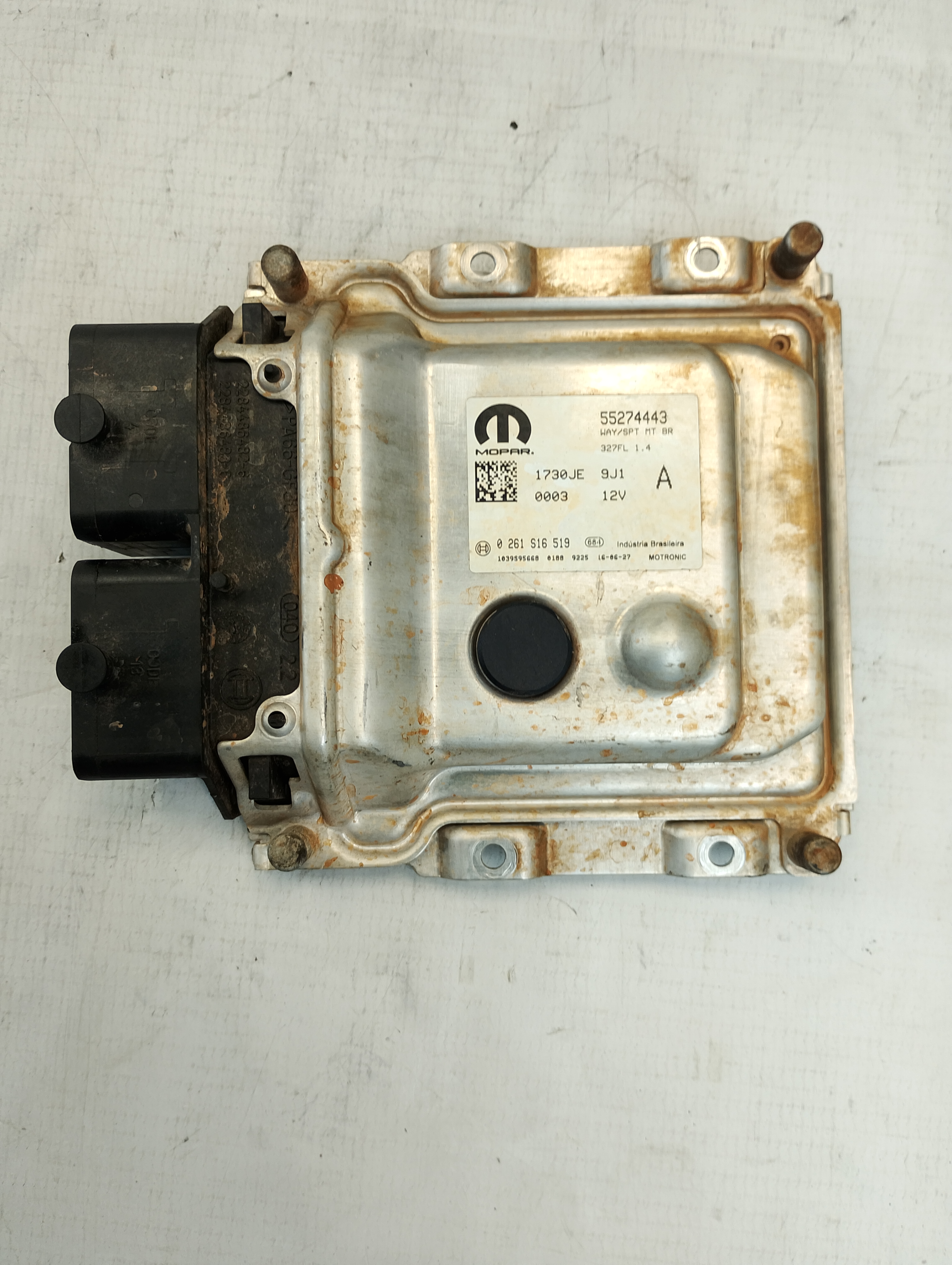 MÓDULO INJEÇÃO FIAT UNO WAY 1.4 8V EVO DUALOGIC FLEX 2016 - ST55274444 - 