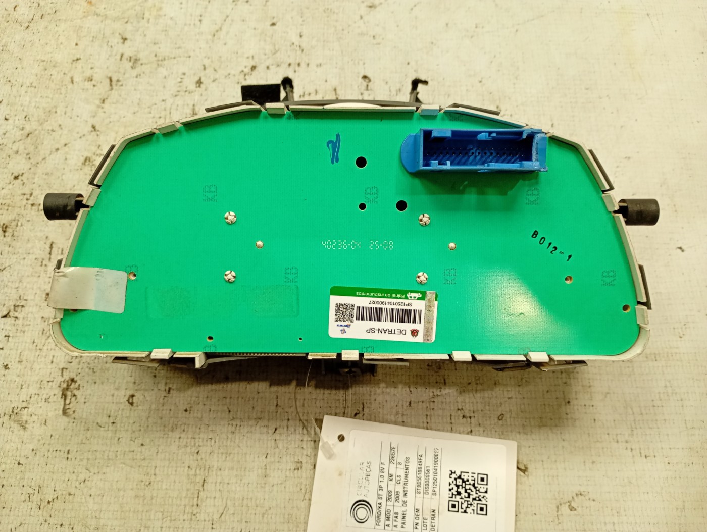 PAINEL INSTRUMENTOS FORD KA 1.0 8V/1.0 8V ST FLEX 2009 - 9S5510849FA - 