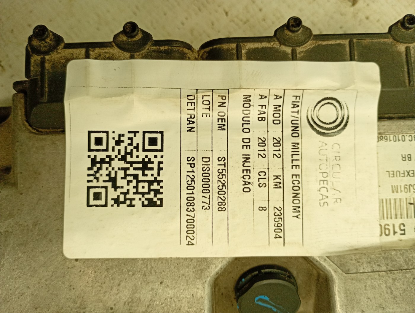 MÓDULO INJEÇÃO FIAT UNO MILLE 1.0 FIRE FLEX 2013 - 55250288 - 
