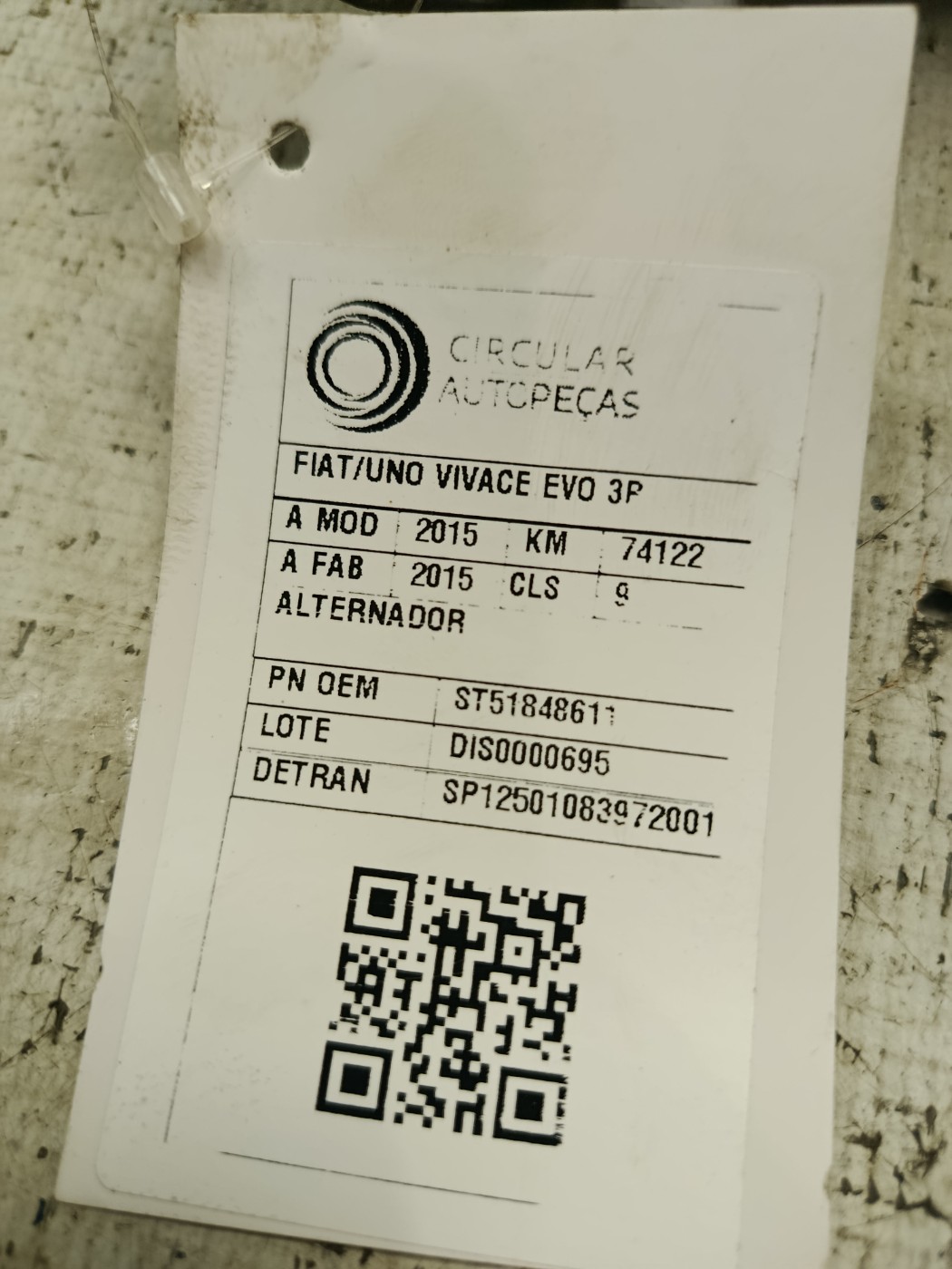 ALTERNADOR - 51848611 - 