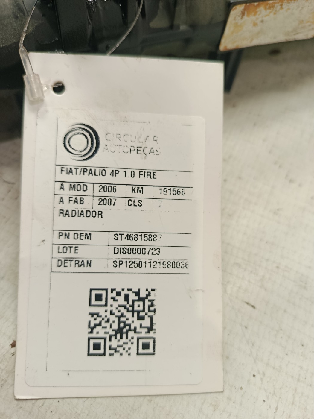 RADIADOR ÁGUA - 46815887 - 