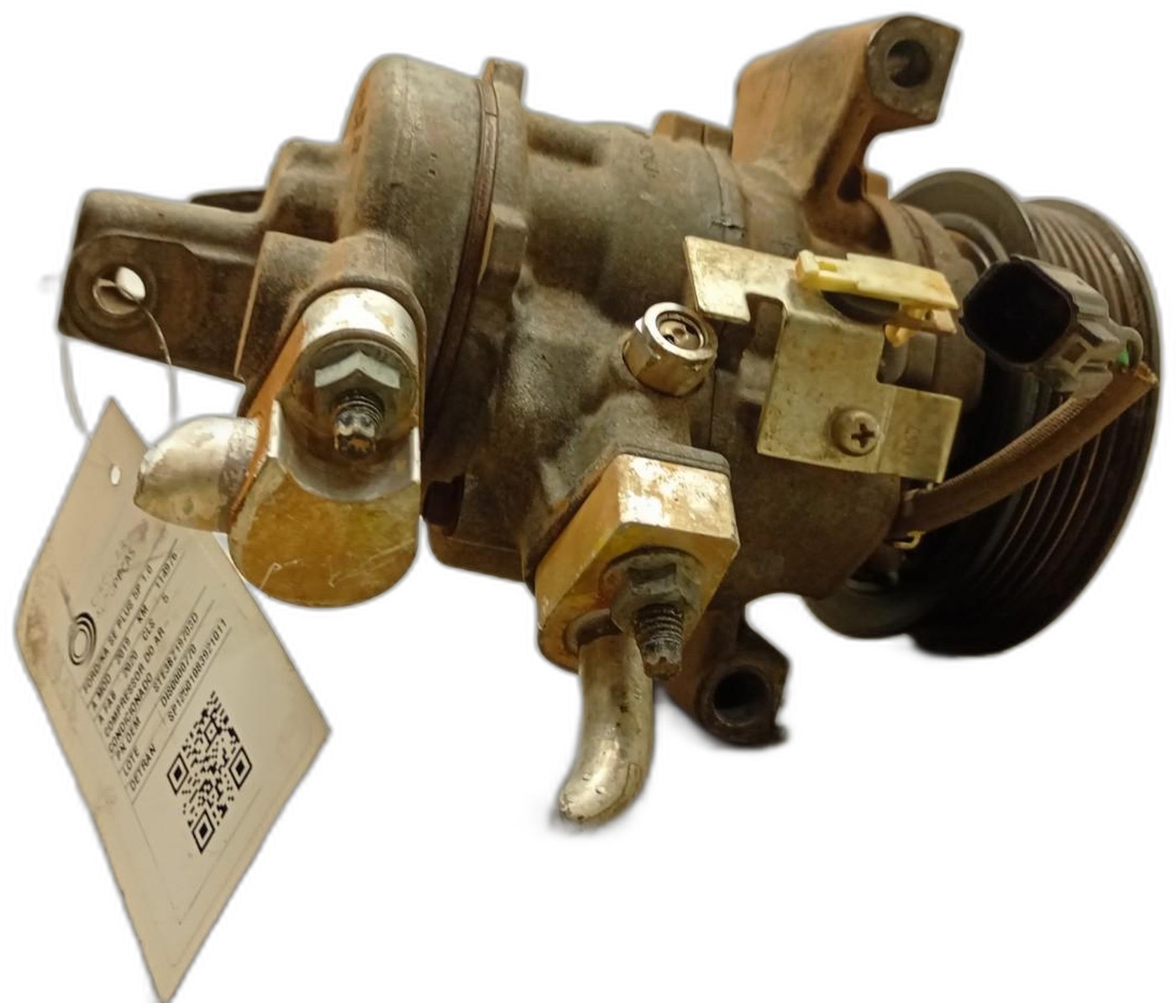 COMPRESSOR AR-CONDICIONADO FORD KA 1.0 SE/SE PLUS 2019/20 - E3BZ19703D - 