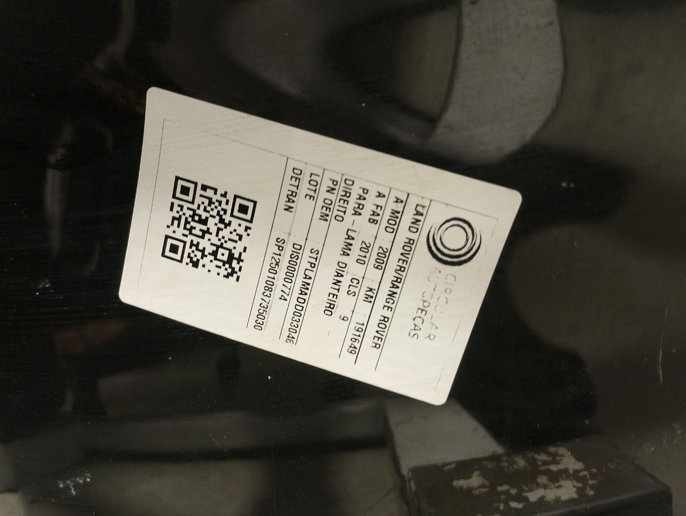 Paralama Direito Range Rover Sport 2006 2007 a 2013 - STPLAMADD0330469 - 