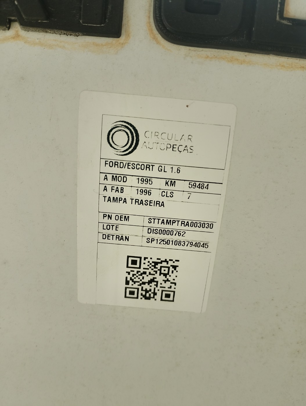 Tampa Traseira Ecosport 2013 2014 a 2021 - STTAMPTRA0030309 - 