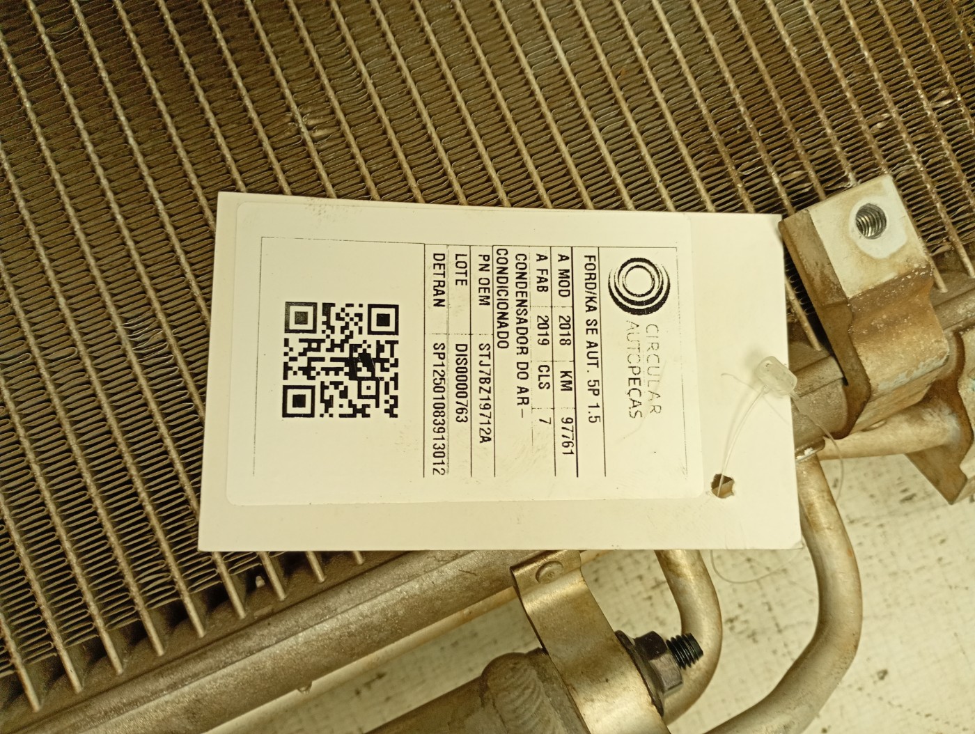 CONDENSADOR AR-CONDICIONADO - STJ7BZ19712A - 