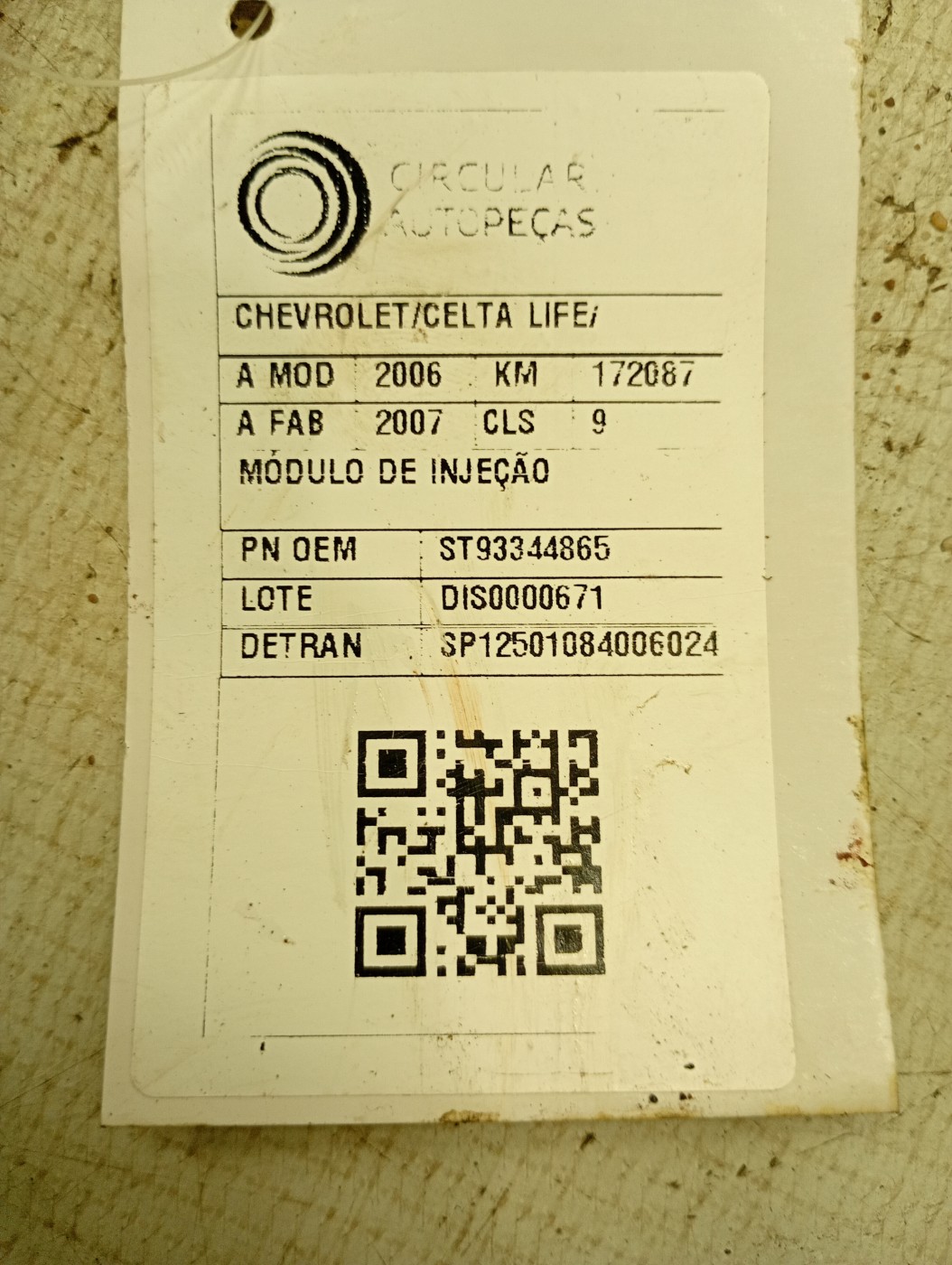 MÓDULO INJEÇÃO - ST93344865 - 
