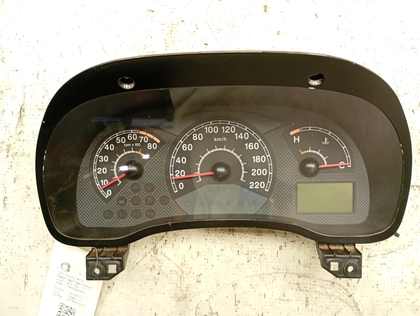 PAINEL INSTRUMENTOS FIAT PALIO ELX 1.0 FIRE FLEX 2009/10 - 51800304 - 