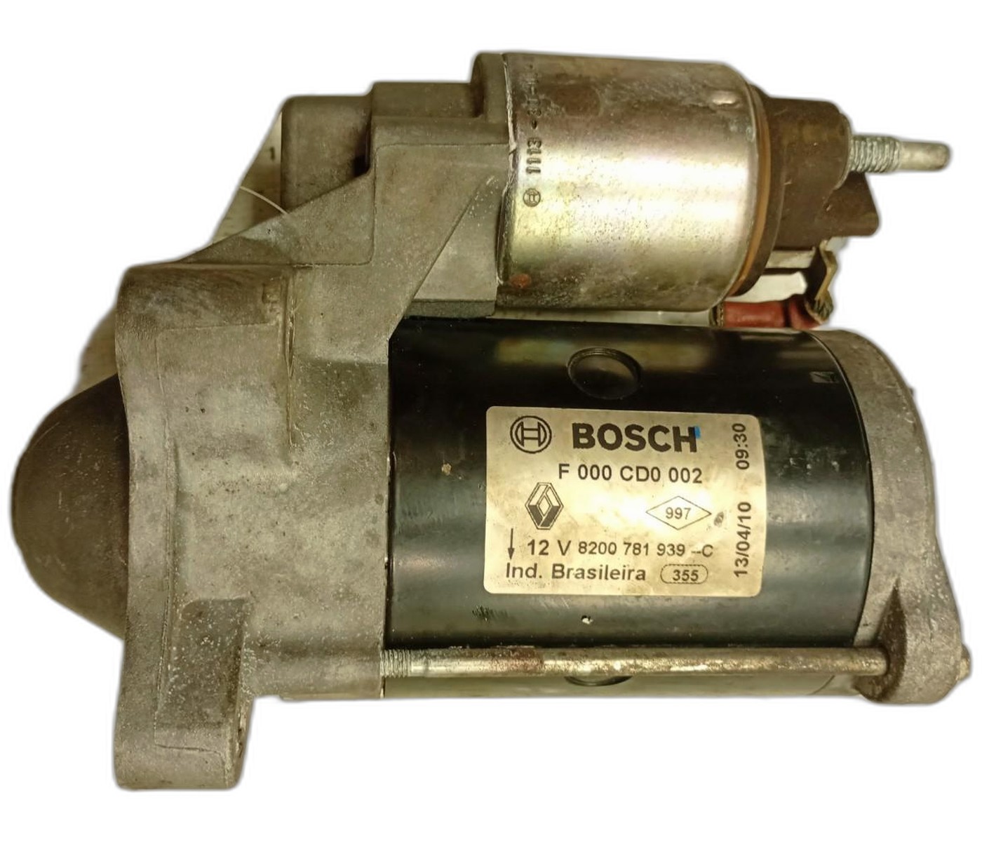 Motor Partida Arranque Sandero Logan Clio Kangoo 1.6 16v - ST23300AZ71A - 