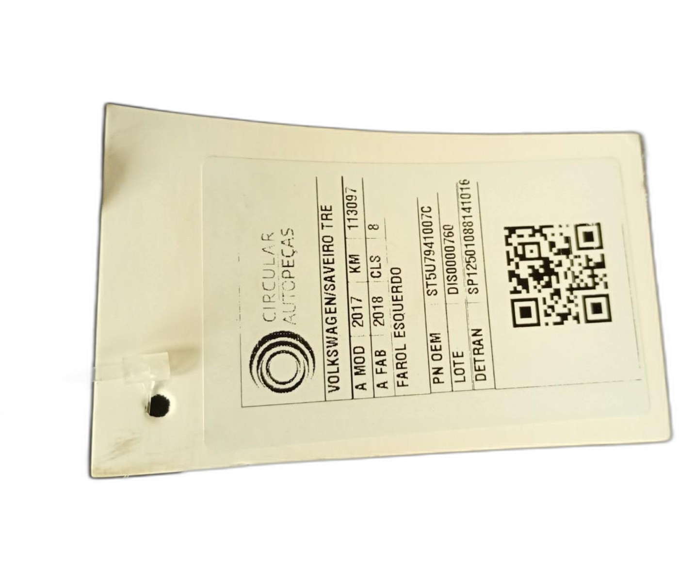 Farol Esquerdo Gol Saveiro Voyage G5 Cromonix - ST5U7941007C - 
