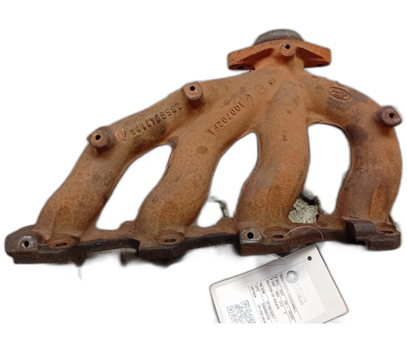 COLETOR ESCAPE FORD FIESTA PERSONNALITÉ 1.0 2002/2003 - ST100702F1 - 