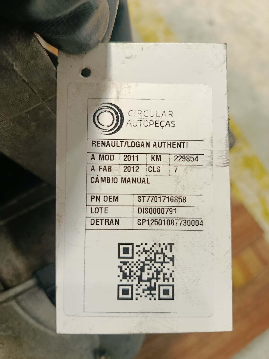 Caixa Cambio Sandero Logan 1.0 2008 a 2017 C/ S Velocidade - ST7701716858 - 