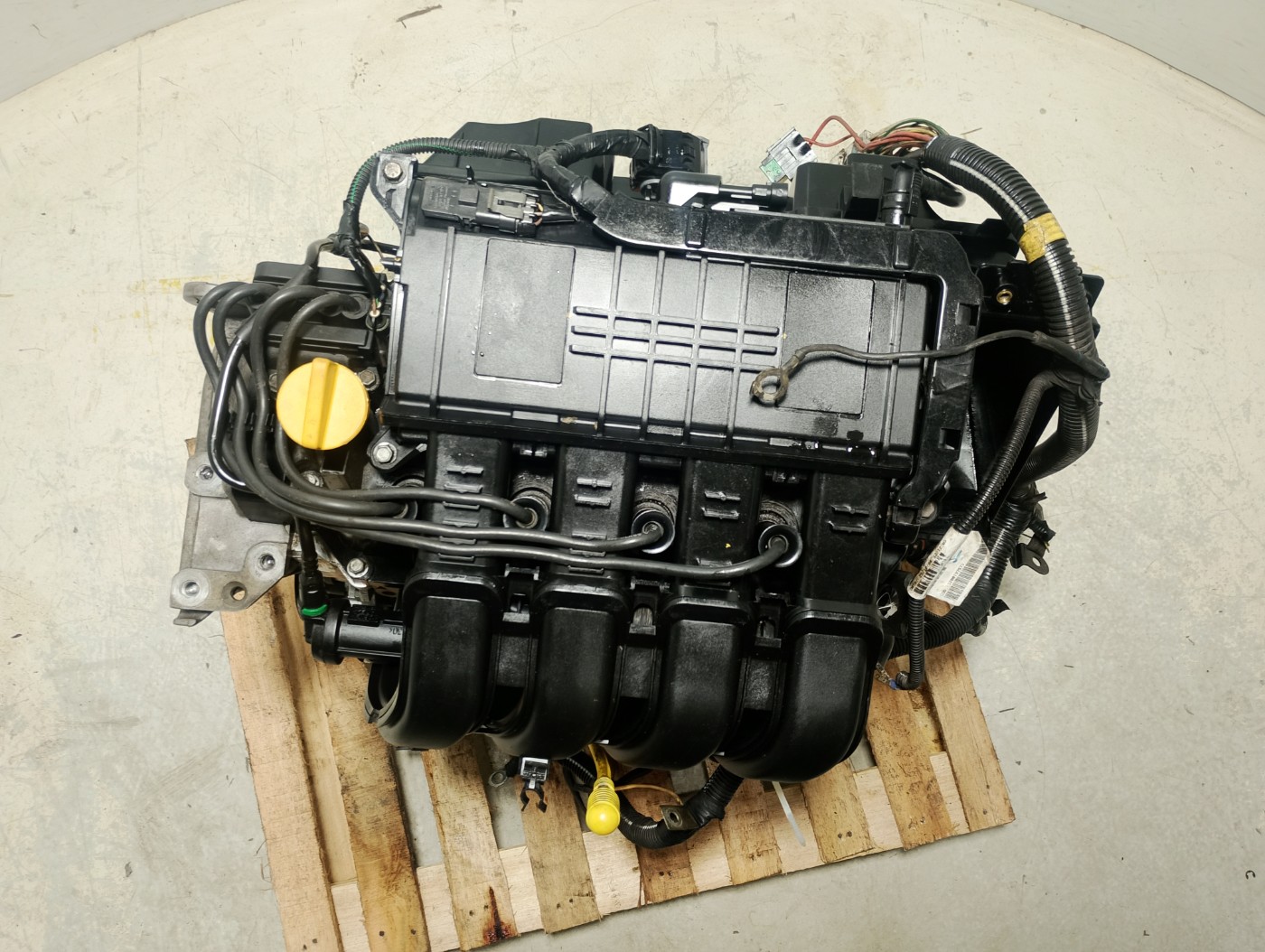 MOTOR COMPLETO RENAULT CLIO CAMPUS HI-FLEX 1.0 2009/2010 - 7701477006 - 