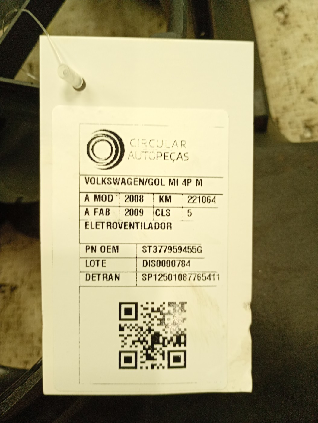ELETROVENTILADOR VOLKSWAGEN GOL ECOMOTION 2013/2014 - ST377959455G - 