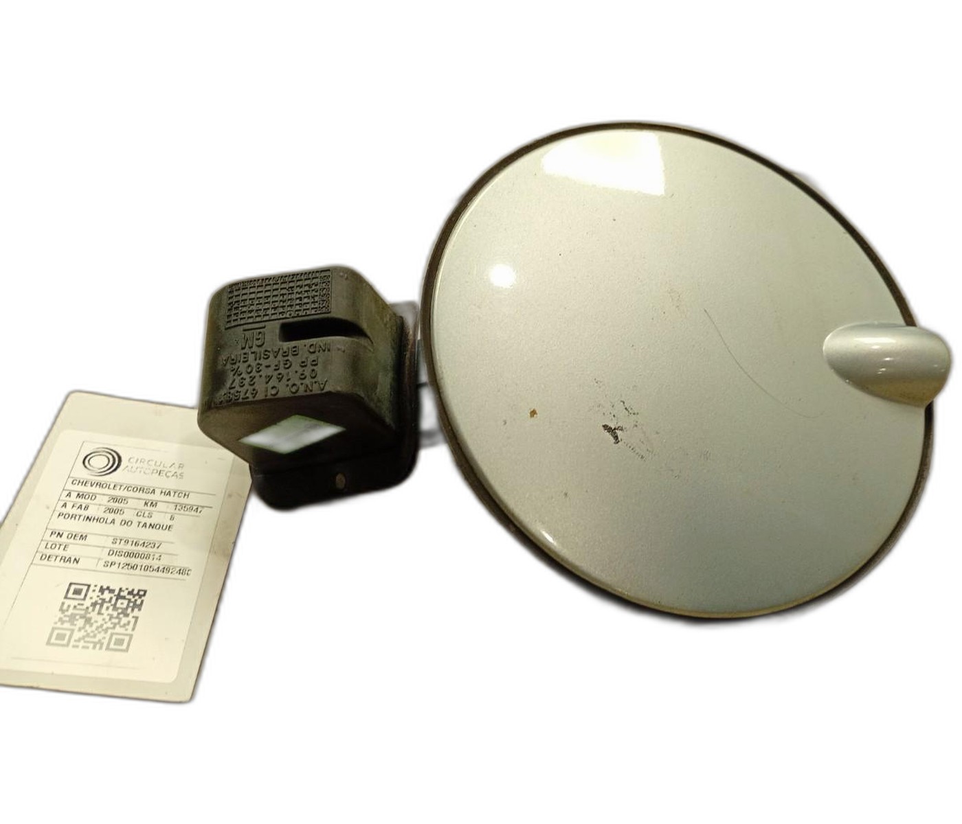 PORTINHOLA TANQUE PRATA CHEVROLET CORSA HAT. MAXX 2005 - ST9164237 - 
