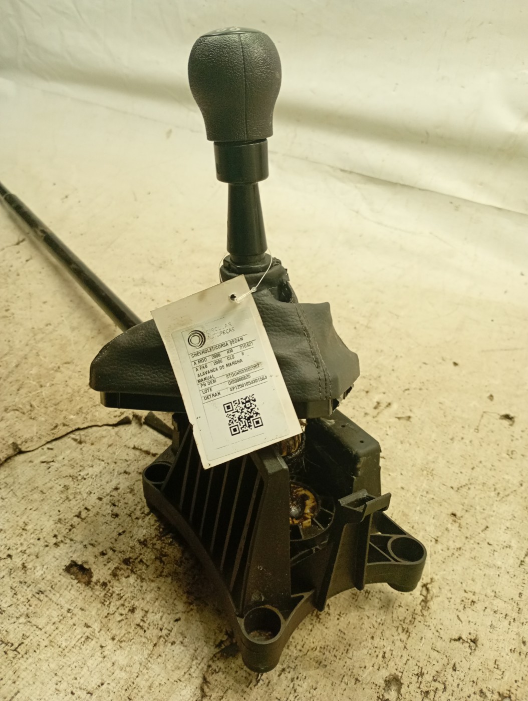 ALAVANCA MARCHA CHEVROLET MANUAL CORSA SED. MAXX 1.8 2006 - STDUK03360220T - 
