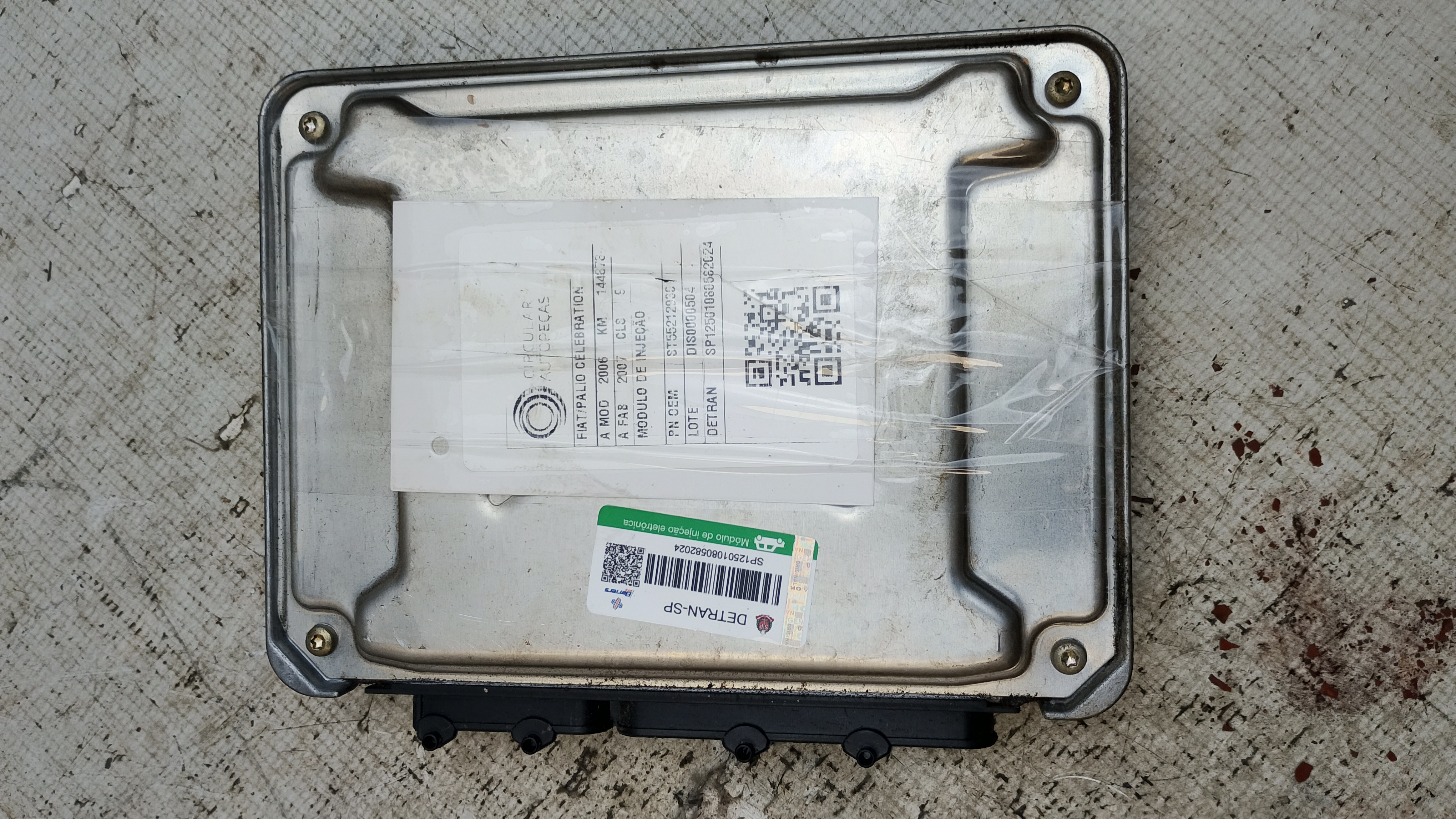 MÓDULO INJEÇÃO FIAT PALIO 1.0 FIRE FLEX 2P 2005/2006 - ST55212930 - 